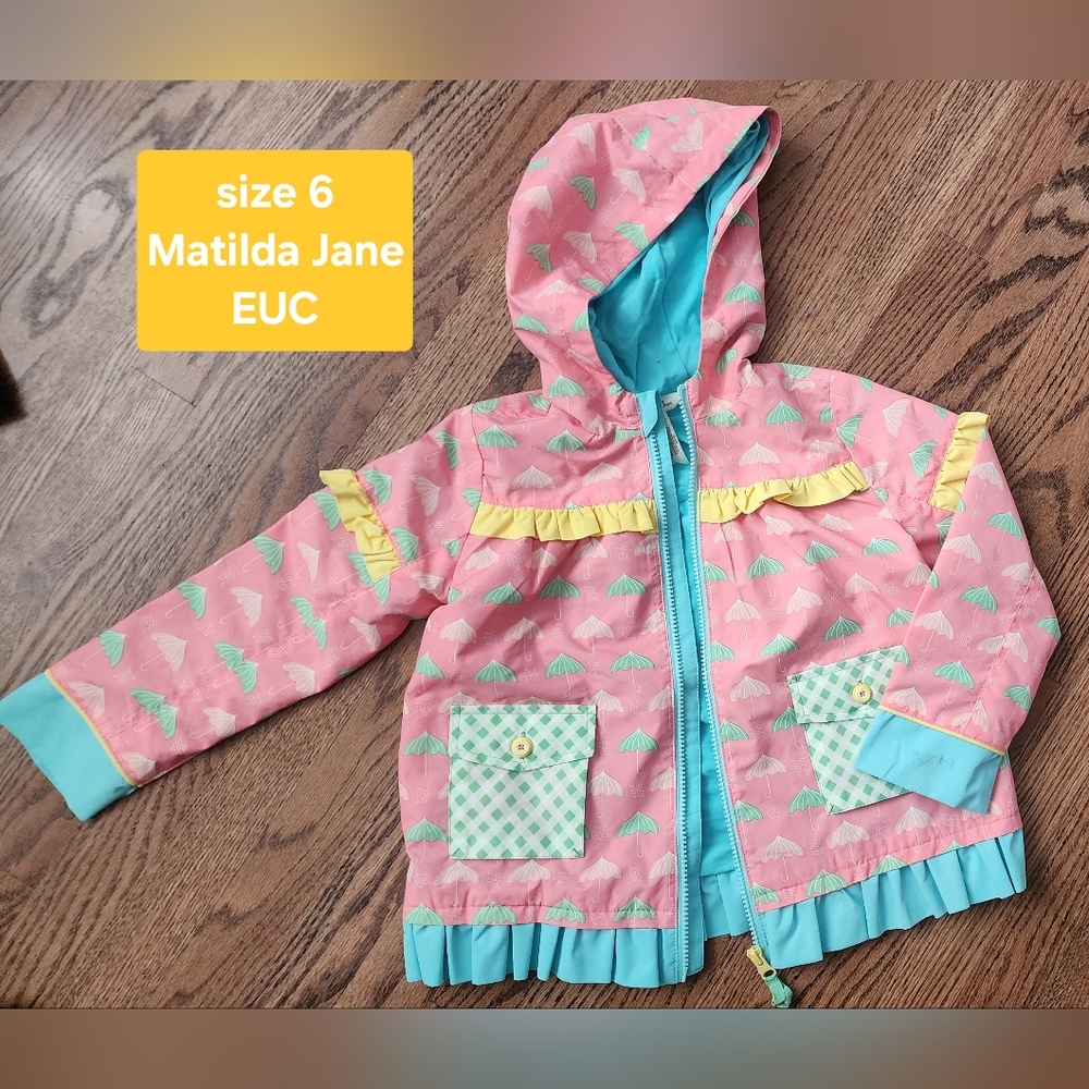 Matilda Jane Pink and Teal Patterned Jacket